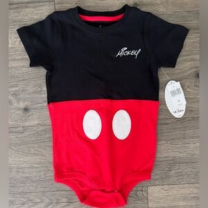 NWT Walt Disney World Mickey Mouse Bodysuit Baby Onesie